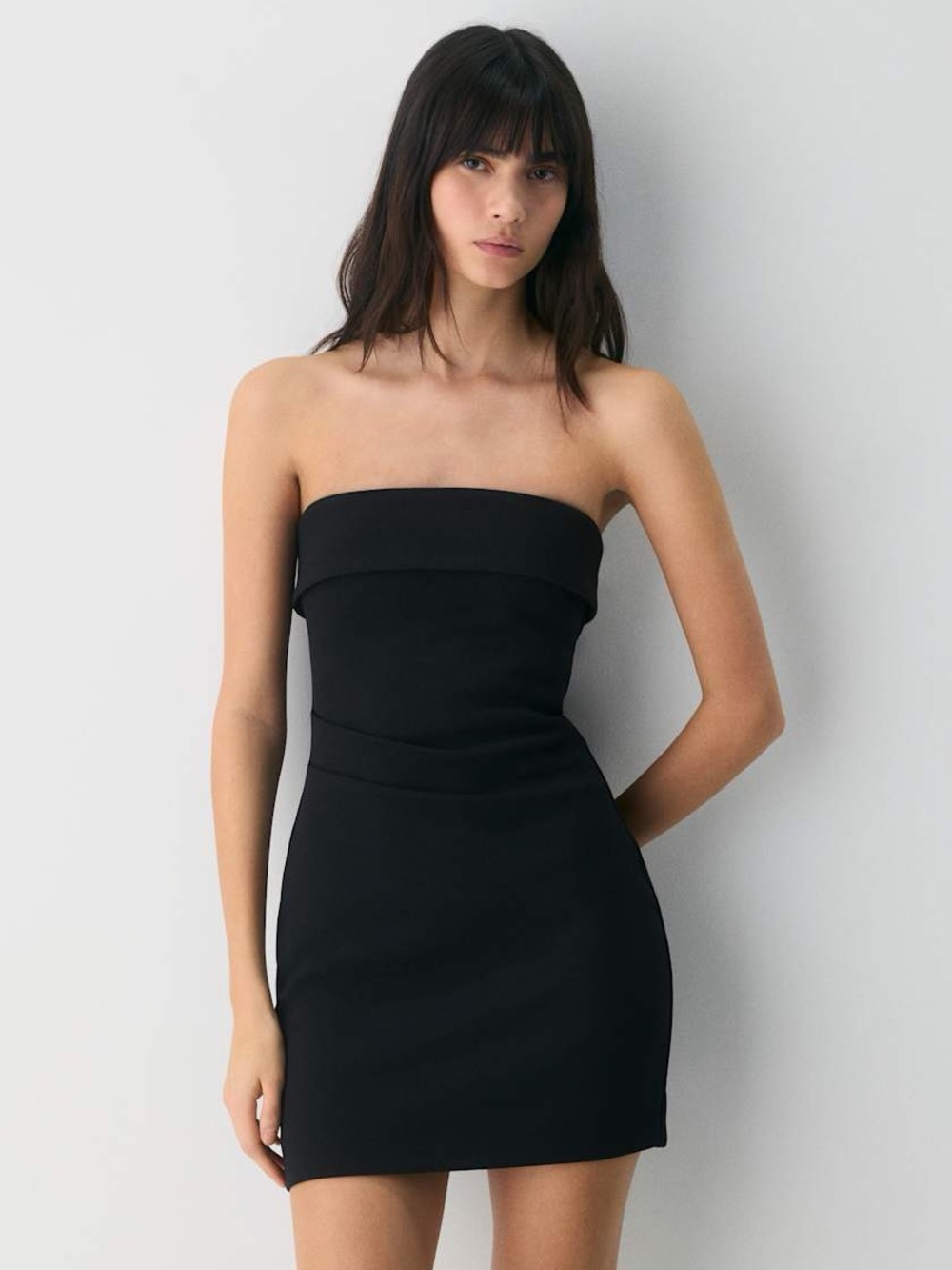 FigureKnit Eyecatcher Mini Dress